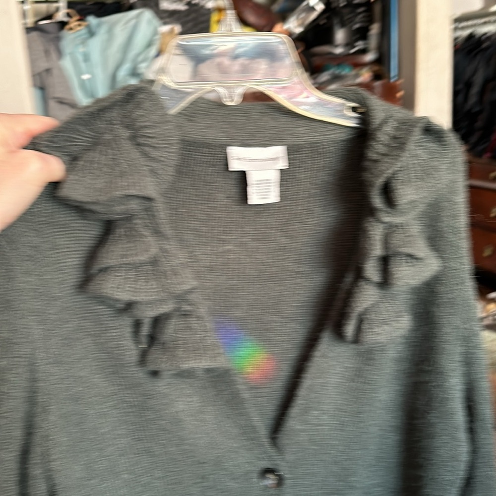 Soft surroundings X-Large green sweater - Picture 12 of 16